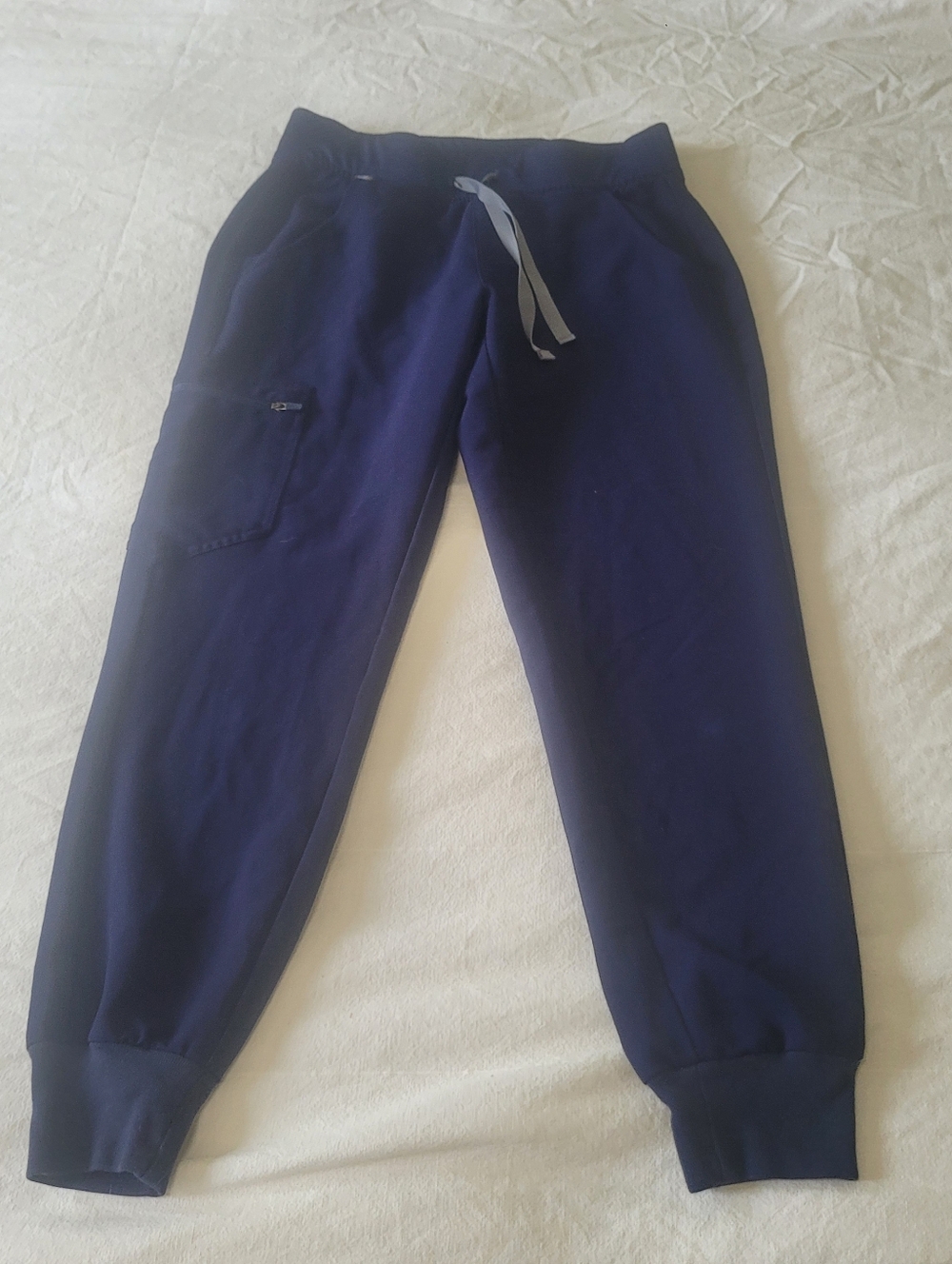 FIGS Zamora Jogger Scrub Pants Women's XS Petite Navy Blue Medical Nurse Dental